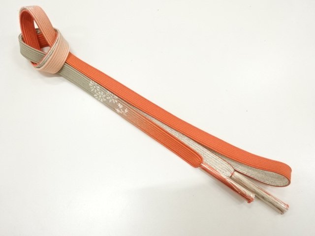 JAPANESE KIMONO / UNUSED HAND-TIED OBIJIME